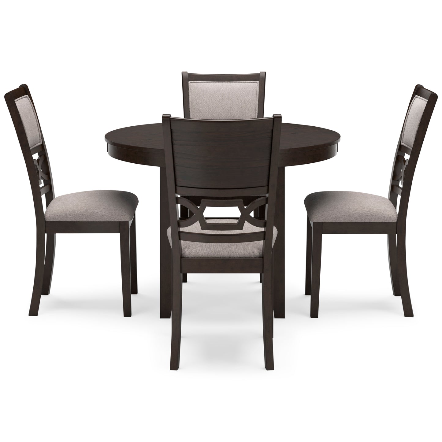 Langwest Dining Table and 4 Chairs (Set of 5)