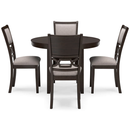 Langwest Dining Table and 4 Chairs (Set of 5)