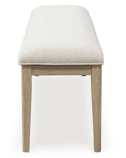 VALLARDIA Dinning table set (Table+ 6 chairs+ bench)