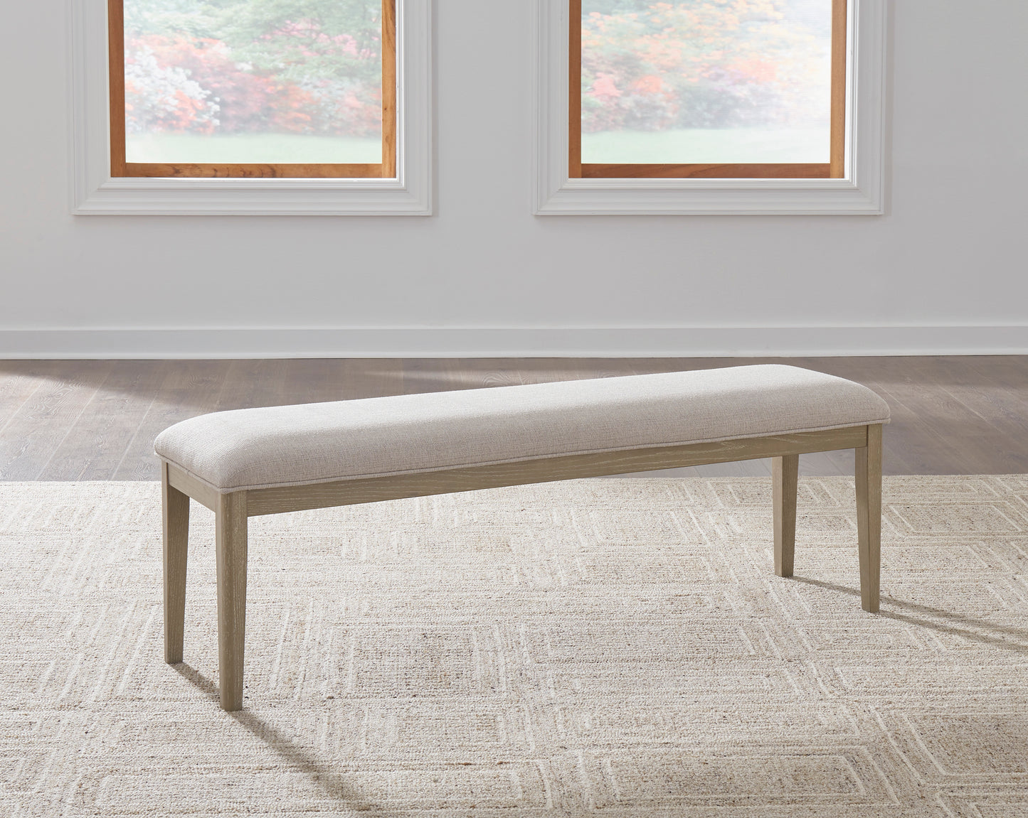 VALLARDIA Dinning table set (Table+ 6 chairs+ bench)