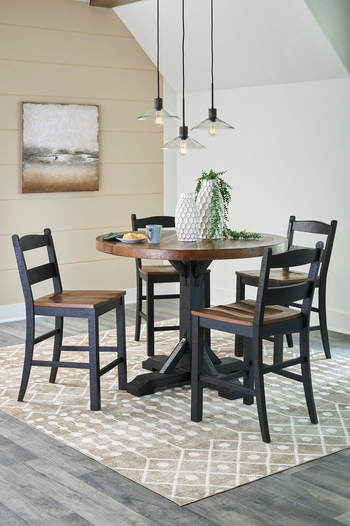 Valebeck Counter Table Set