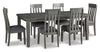 Hallanden Dinning table set (Table+ 6 chairs)