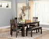 Haddigan Dinning table set (Table+ 4 chairs +Bench)