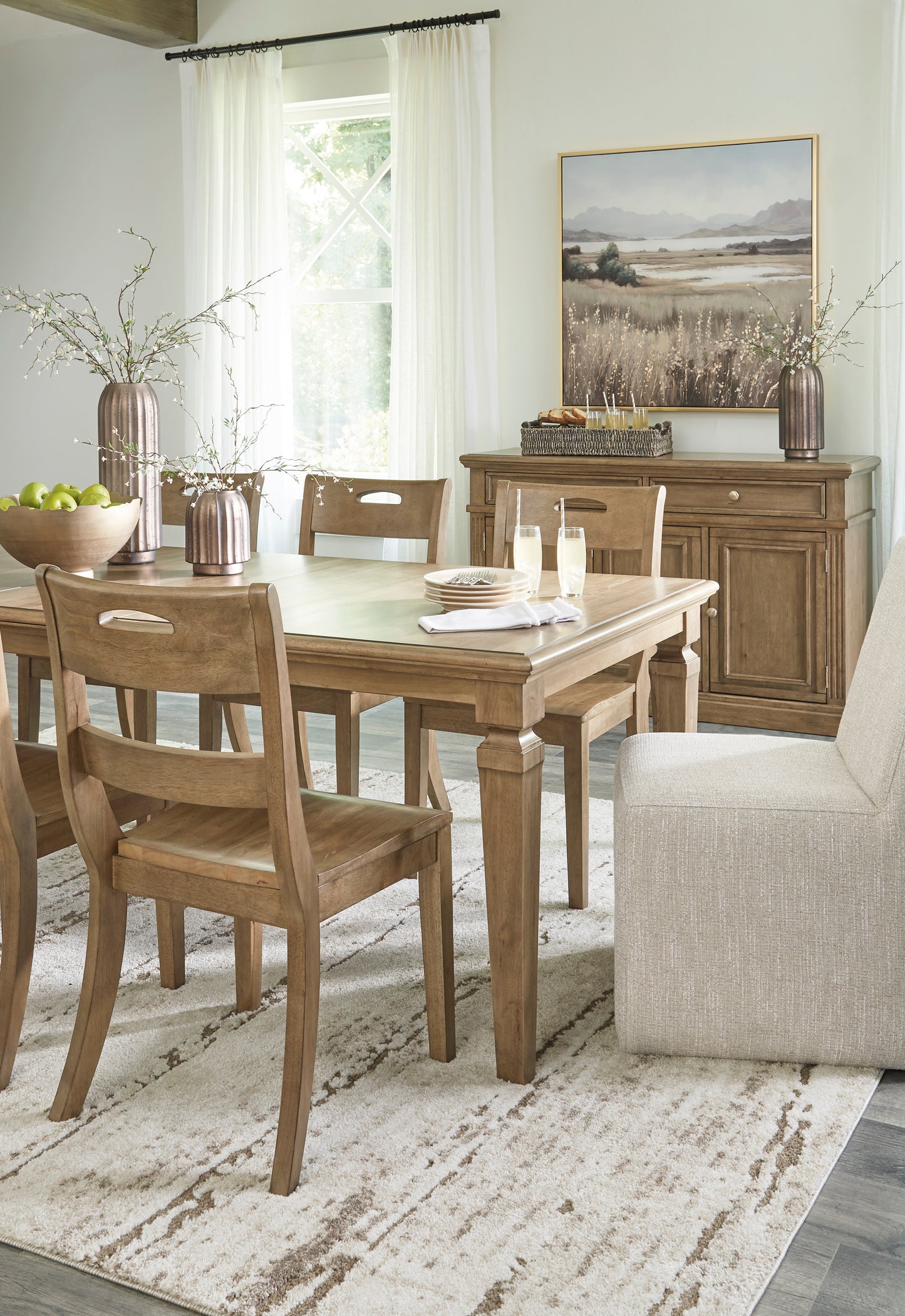 MYLARKEN Dinning table set (Table+ 8 chairs)