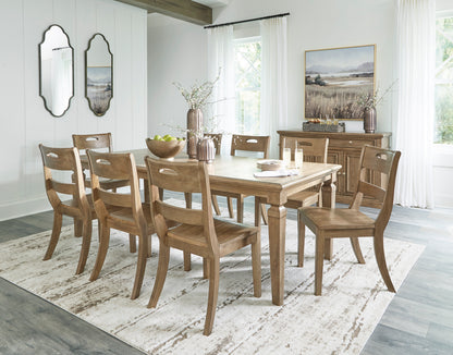 MYLARKEN Dinning table set (Table+ 8 chairs)