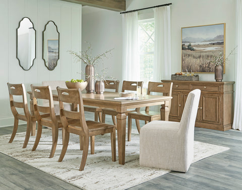 MYLARKEN Dinning table set (Table+ 8 chairs)