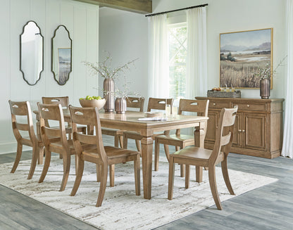 MYLARKEN Dinning table set (Table+ 8 chairs)