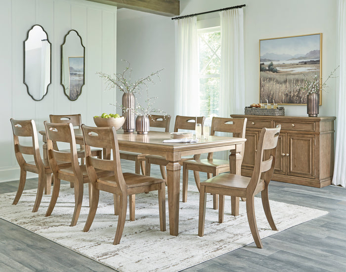 MYLARKEN Dinning table set (Table+ 8 chairs)