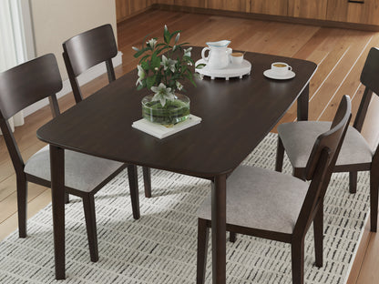 Dantenton Dining Table and 4 Chairs (Set of 5)