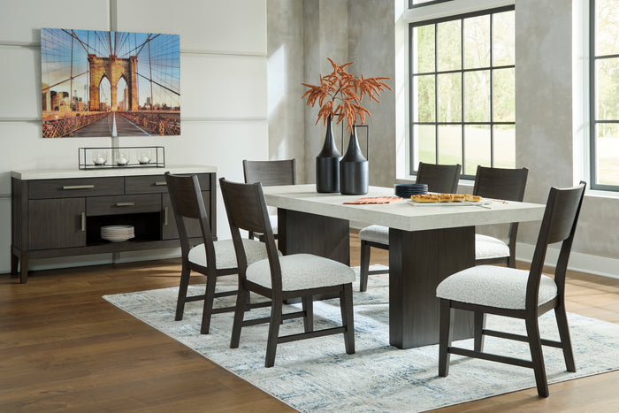 Waetonfort Dinning table set (Table+ 6 chairs)