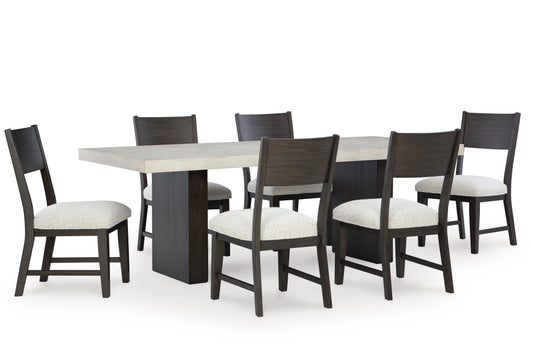 Waetonfort Dinning table set (Table+ 6 chairs)