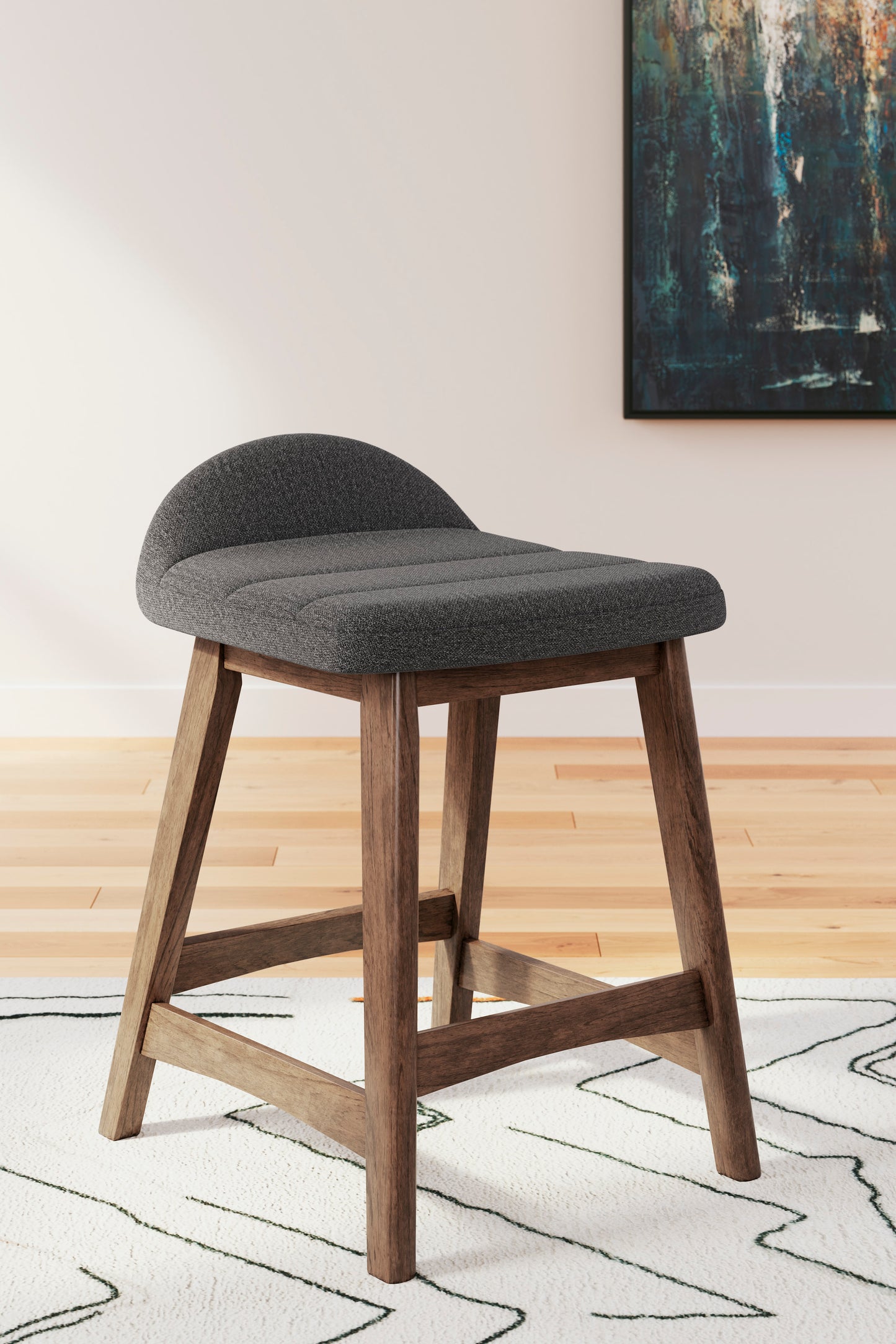 Lyncott Upholstered Barstool (Set of 2)