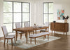 Lyncott Dinning table set (Table+ 4 chairs +Bench)