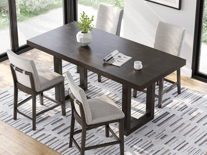 Neymorton Dinning table set (Table+ 4 barstool)