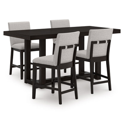 Neymorton Dinning table set (Table+ 4 barstool)