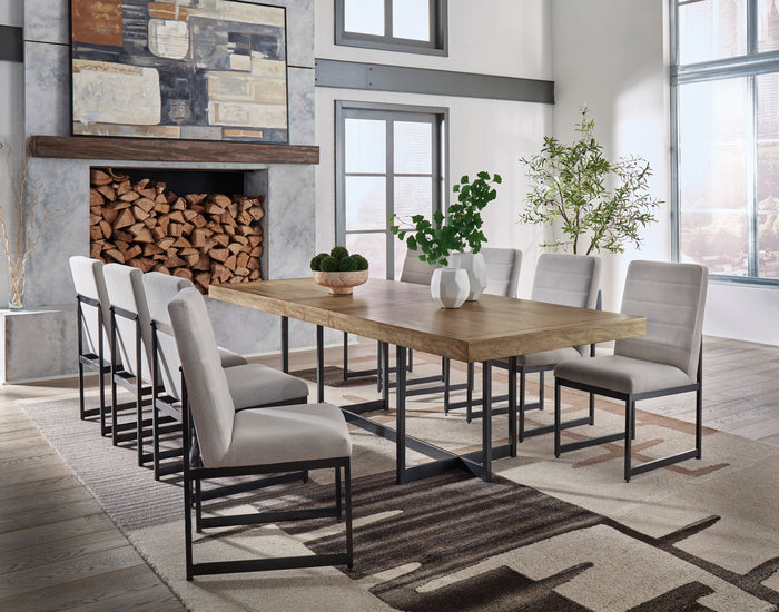 Tomtyn Dinning table set (Table+ 8 chairs)