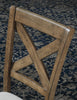 MORIVILLE Dinning table set (Table+ 4 chairs+ bench)