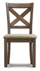 MORIVILLE Dinning table set (Table+ 4 chairs+ bench)