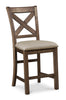 MORIVILLE Dinning table set (Table+ 4 Barstool)