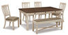 Bolanburg Dining Table + Chair + Bench