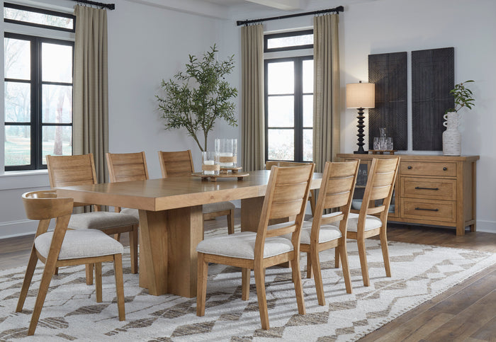Kristiland Dinning table set (Table+ 8 chairs)