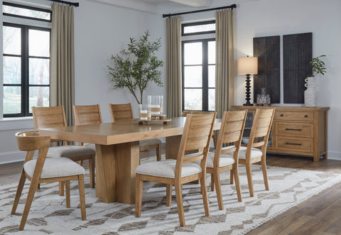 Kristiland Dinning table set (Table+ 8 chairs)