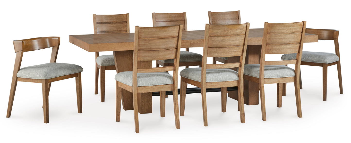Kristiland Dinning table set (Table+ 8 chairs)