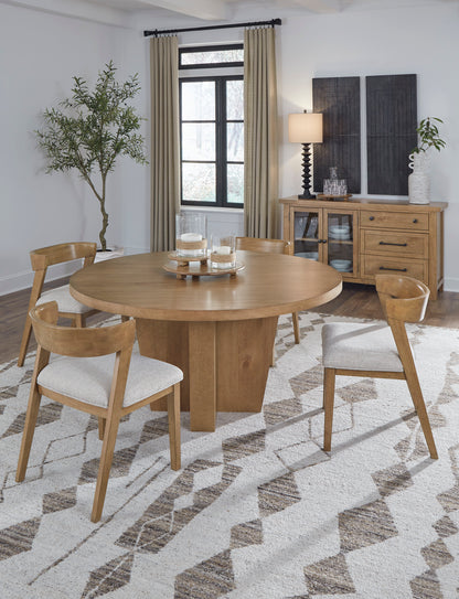 Kristiland Dinning table set (Table+ 4 chairs)