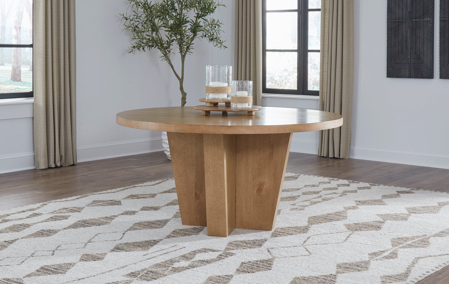 Kristiland Dinning table set (Table+ 4 chairs)