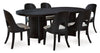 Rowanbeck Dinning table set (Table+ 6 chairs)