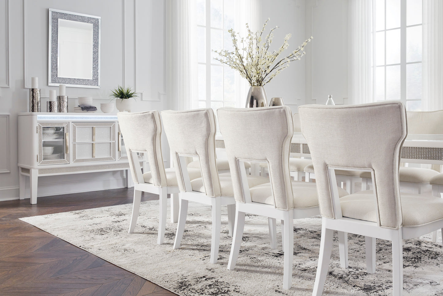 Chalanna Dinning table set (Table+ 8 chairs)