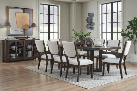 Breckington Dinning table set (Table+ 8 chairs)