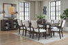 Breckington Dinning table set (Table+ 8 chairs)