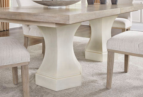 Jorlaina dining set with Table +8 chair