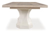Jorlaina dining set with Table +8 chair