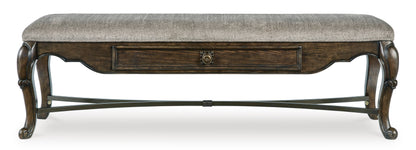 MAYLEE Dinning table set (Table+ 6 chairs + Bench)