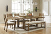Cabalynn Dinning table set (Table+ 6 chairs + Bench)