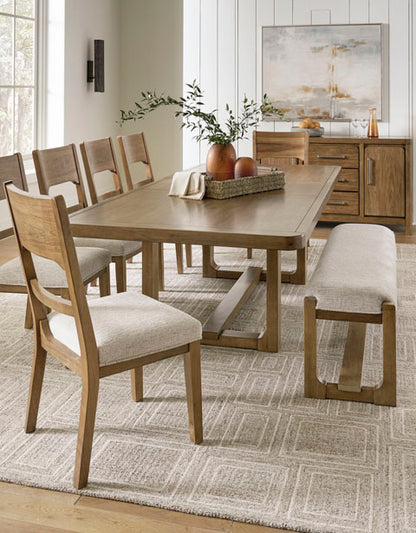Cabalynn Dining Set With 8 Chairs
