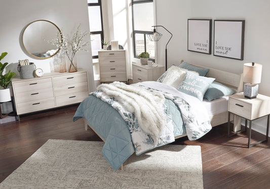Socalle Bedroom set (Bed+dressor+2 Nightstands)