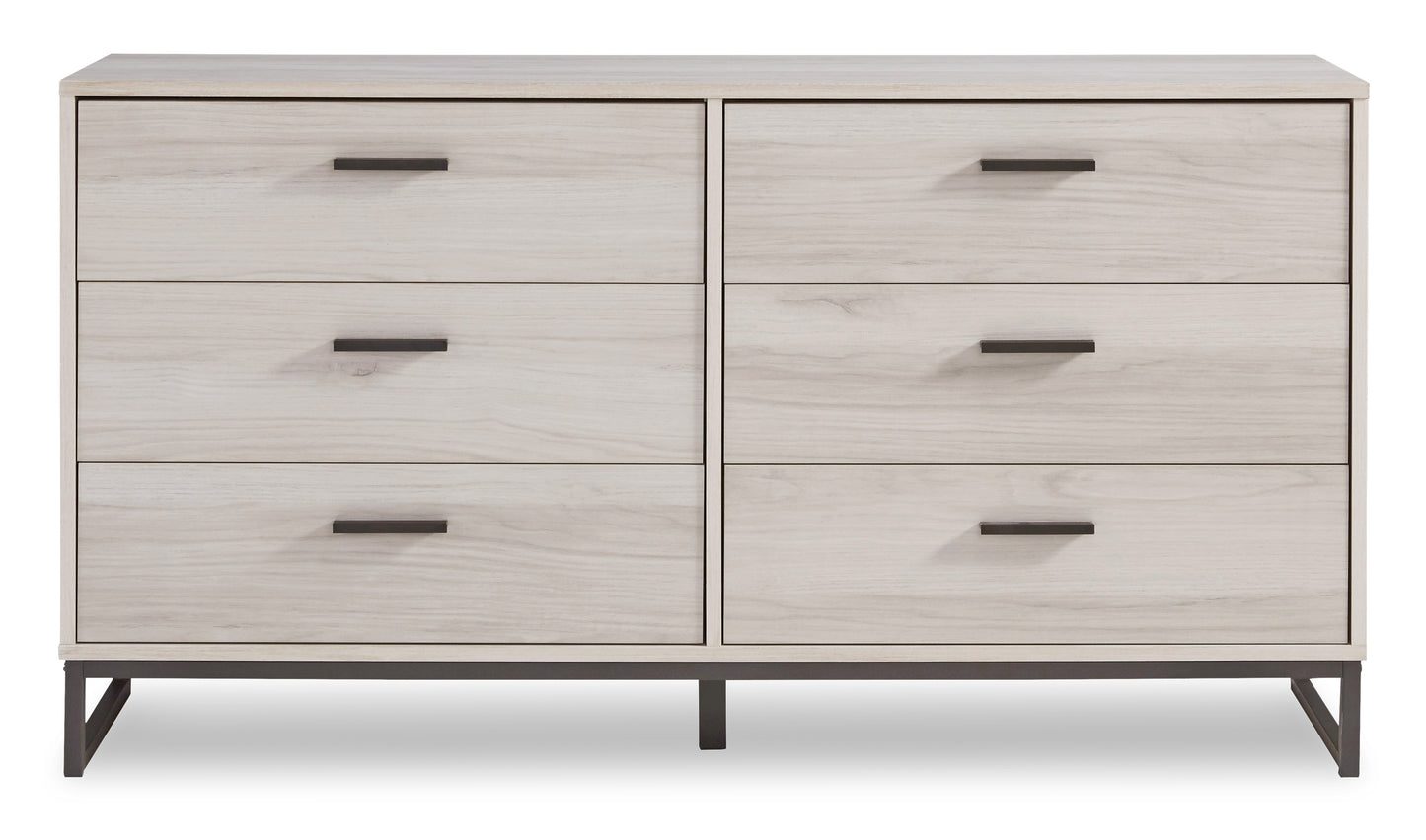 Socalle Bedroom set (Bed+dressor+2 Nightstands)