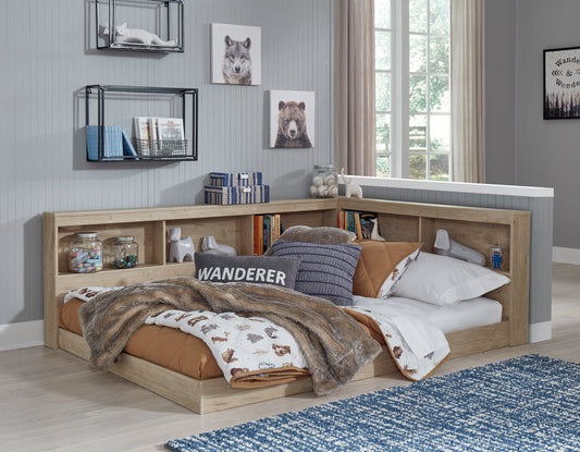 Oliah FULL BOOKCASE STORAGE BED