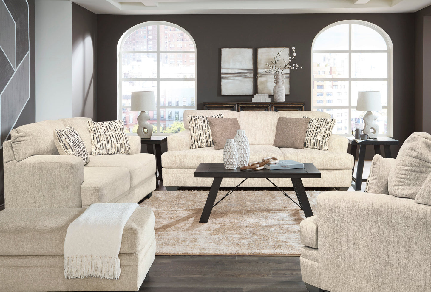 Delacroix Sofa Set (3+2+1+Accent chair)