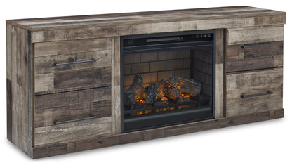 Derekson LG TV Stand With Fireplace Option