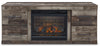 Derekson LG TV Stand With Fireplace Option