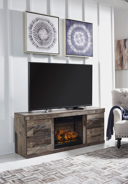 Derekson LG TV Stand With Fireplace Option