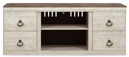 Willowton Pier EW LG TV Stand With Fireplace Option