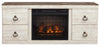 Willowton Pier EW LG TV Stand With Fireplace Option