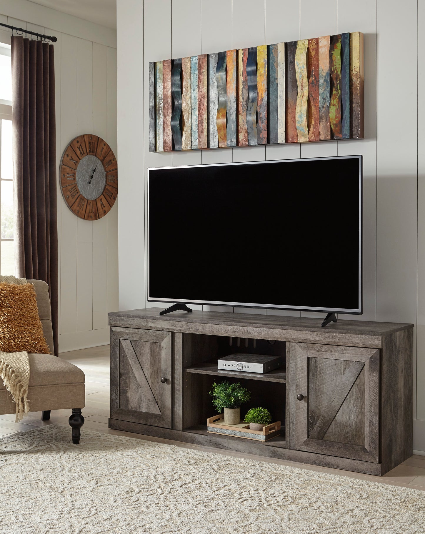 Wynnlow LG TV Stand With Fireplace Option