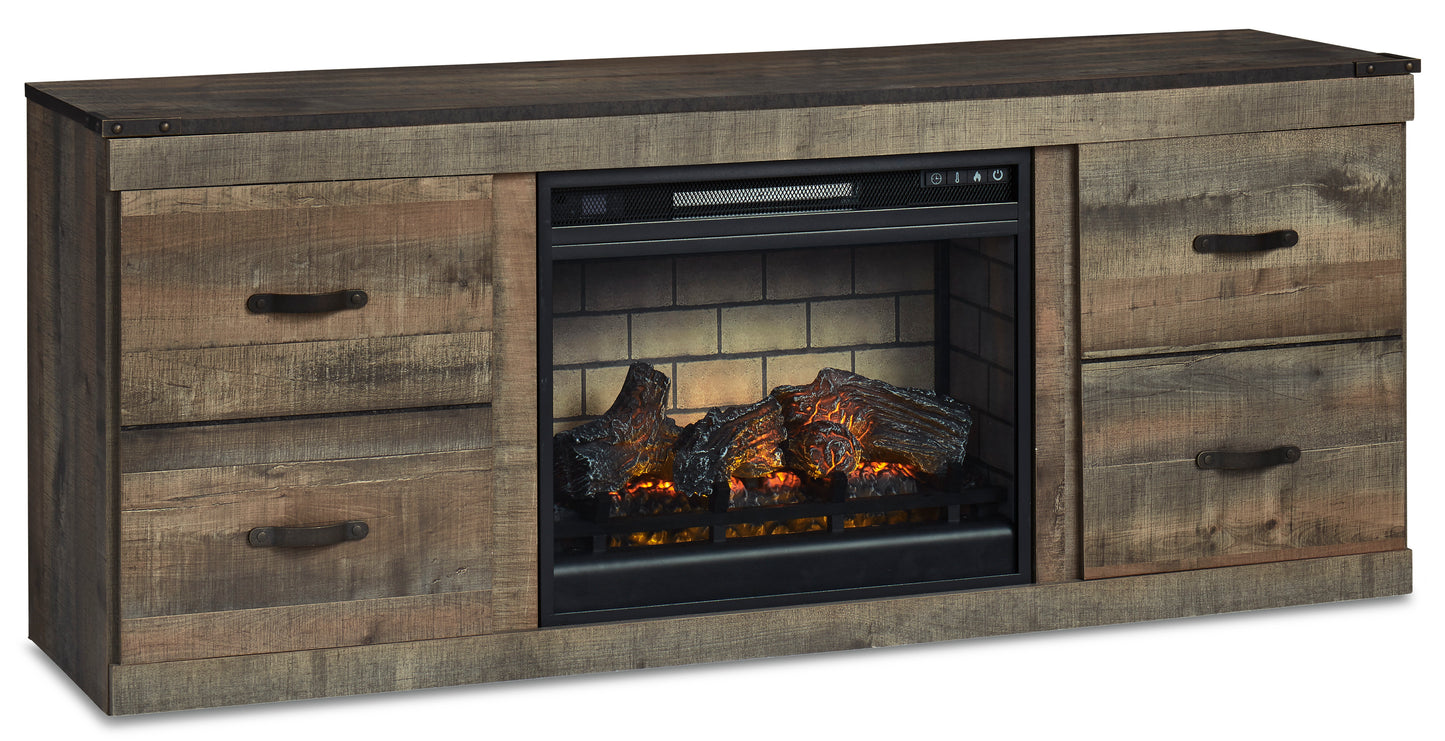 Trinell LG TV Stand With Fireplace Option