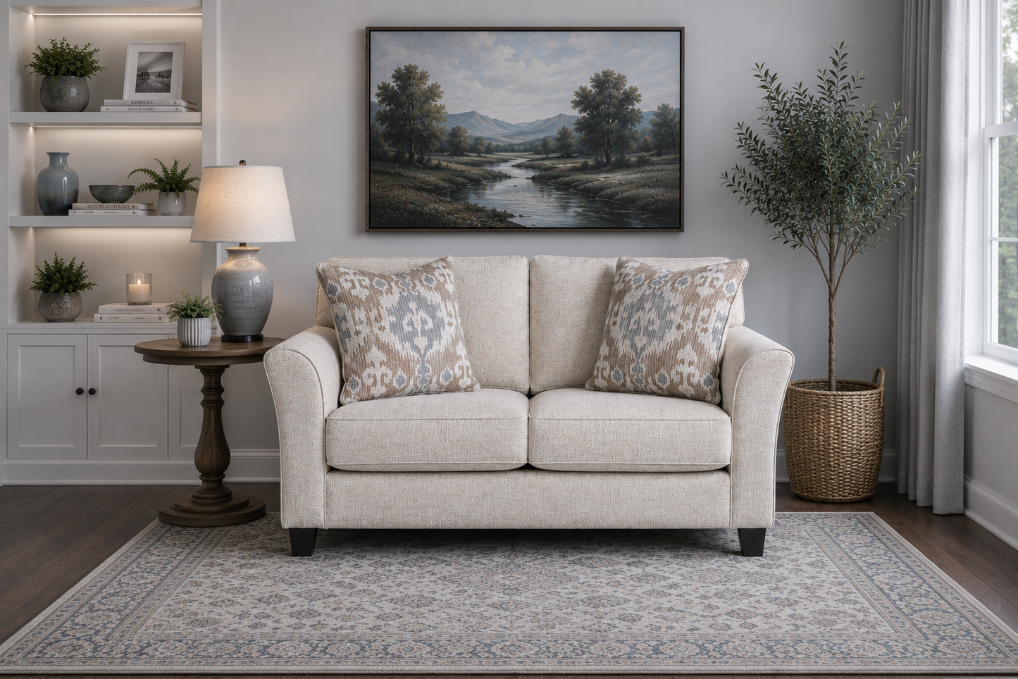 Elkmoor Sofa Set (3+2+1) + Accent Chair